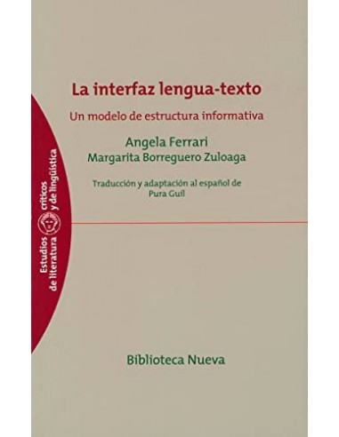 LA INTERFAZ LENGUA-TEXTO