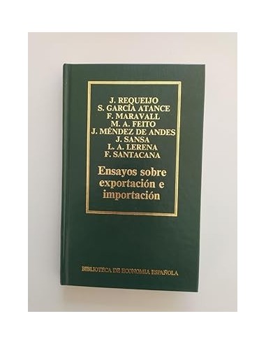 ENSAYOS SOBRE EXPORTACIÓN E IMPORTACIÓN