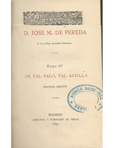 DE TAL PALO TAL ASTILLA