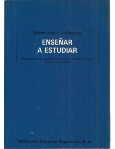 ENSEÑAR A ESTUDIAR