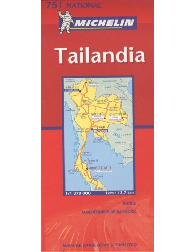 TAILANDIA Nº 751 (1:1370000) (NATIONAL)