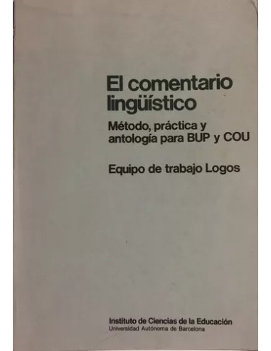 EL COMENTARIO LINGÜÍSTICO
