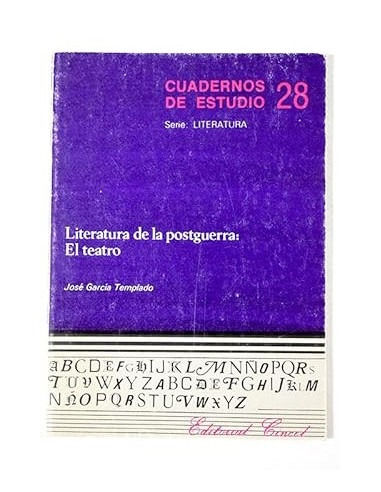 LITERATURA DE LA POSTGUERRA TEATRO