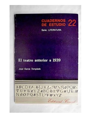 EL TEATRO ANTERIOR A 1939