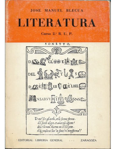 LITERATURA Curso 2º B.U.P.