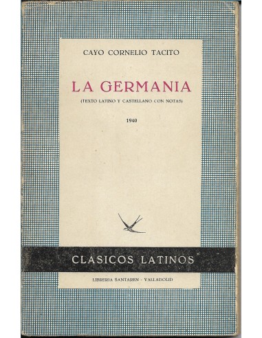 LA GERMANIA Texto latino y castellano...