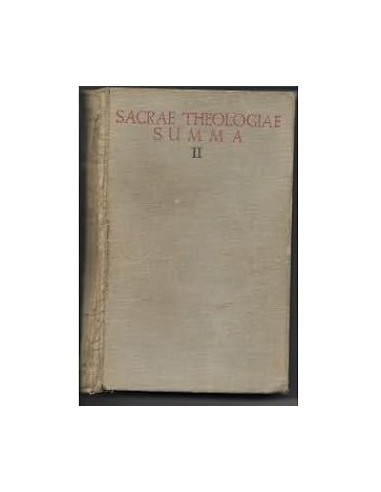 SACRAE THEOLOGIAE SUMMA II