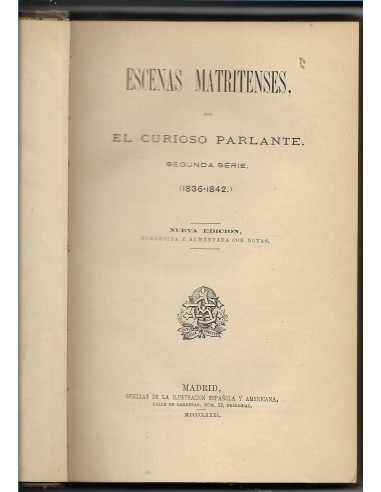 ESCENAS MATRITENSES por El Curioso...