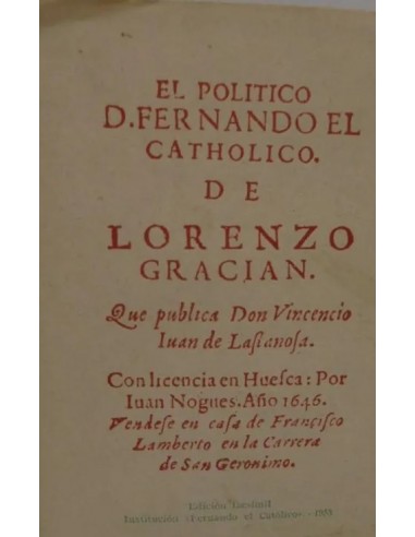 EL POLÍTICO D.FERNANDO EL CATHOLICO...