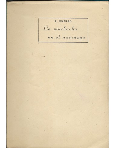 LA MUCHACHA EN EL NOVIAZGO
