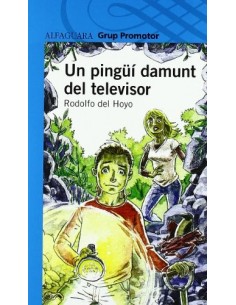 UN PINGÜÍ DAMUNT DEL TELEVISOR