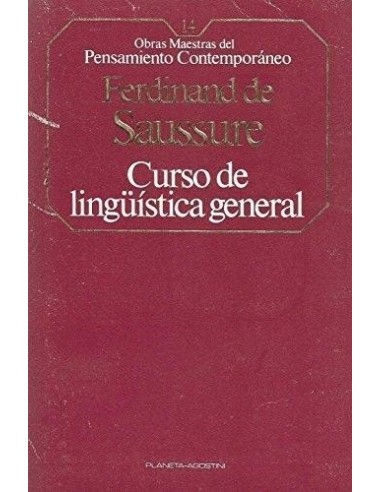 CURSO DE LINGÜÍSTICA GENERAL