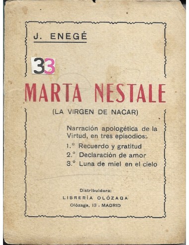 MARTA NESTALE La Virgen de Nacar