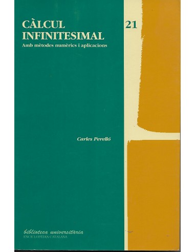 CÀLCUL INFINITESIMAL dedicat i signat...