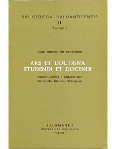ARS ET DOCTRINA STUDENDI ET DOCENDI