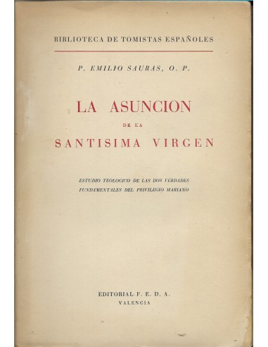 LA ASUNCIÓN DE LA SANTÍSIMA VIRGEN...