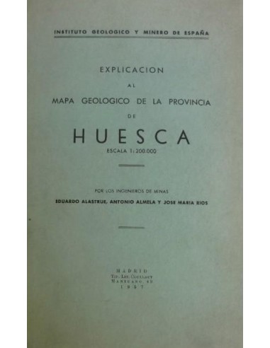 EXPLICACIÓN AL MAPA GEOLÓGICO DE LA...