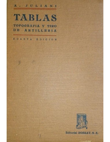 TABLAS Topografía y tiro de...