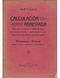 CALCULACIÓN ABREVIADA