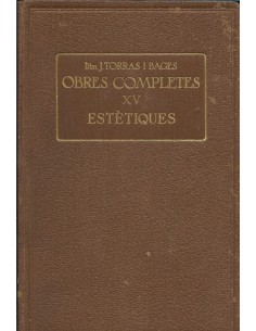 OBRES COMPLETES XV ESTÈTIQUES