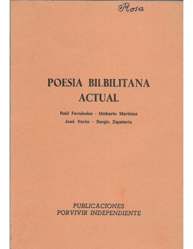 POESÍA BILBILITANA ACTUAL