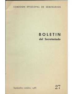 BOLETÍN DEL SECRETARIADO 27...