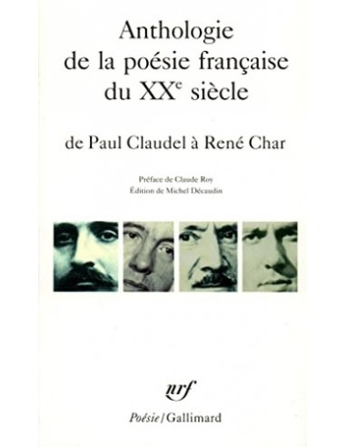 ANTHOLOGIE DE LA POÉSIE FRANÇAISE DE...