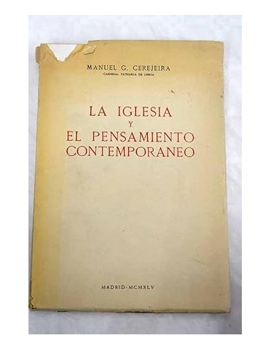 LA IGLESIA Y EL PENSAMIENTO...