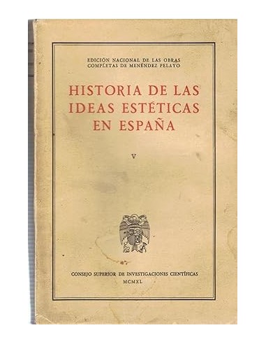 HISTORIA DE LAS IDEAS ESTÉTICAS EN...