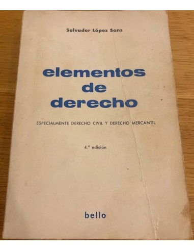 ELEMENTOS DE DERECHO