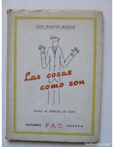 LAS COSAS COMO SON Dedicado y firmado...