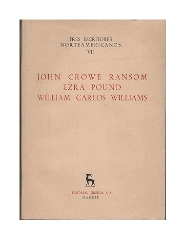 TRES ESCRITORES NORTEAMERICANOS VII...