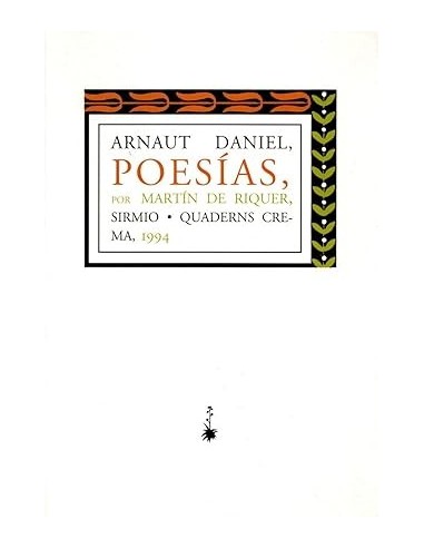 ARNAUT DANIEL POESÍAS