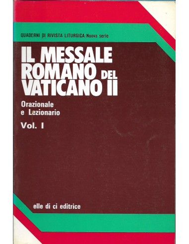 IL MESSALE ROMANO DEL VATICANO II...
