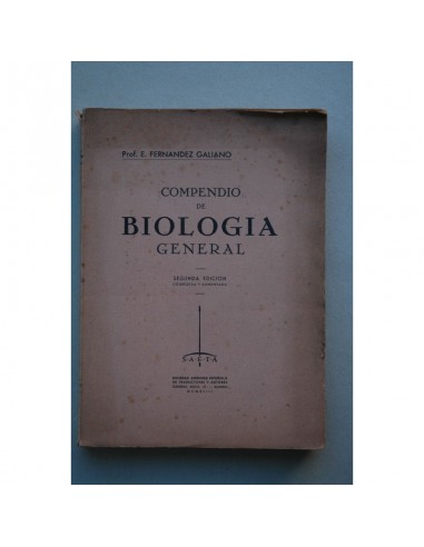 COMPENDIO DE BIOLOGÍA GENERAL Segunda...