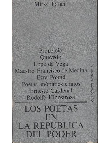 LOS POETAS EN LA REPÚBLICA DEL PODER