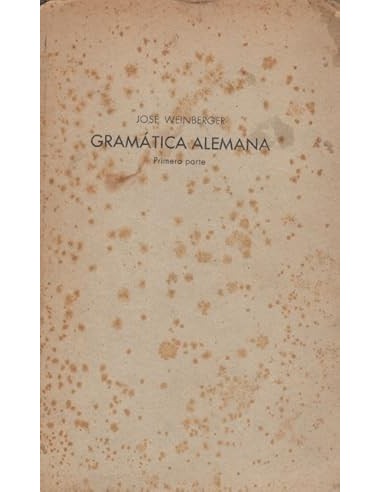 GRAMÁTICA ALEMANA Primera parte