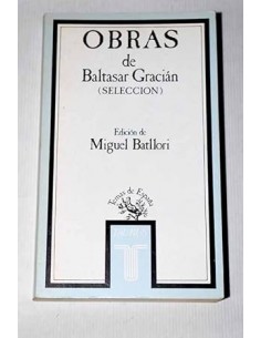 OBRAS DE BALTASAR GRACIÁN...