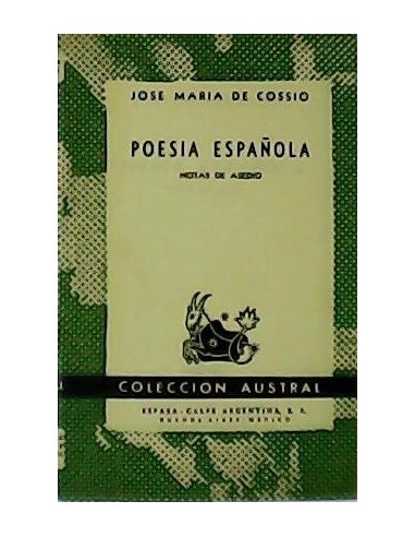 POESÍA ESPAÑOLA Notas de asedio
