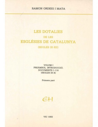 LES DOTALIES DE LES ESGLÉSIES DE...