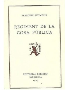 REGIMENT DE LA COSA PÚBLICA