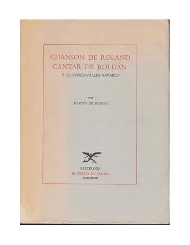 CHANSON DE ROLAND/CANTAR DE ROLDÁN y...