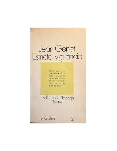 ESTRICTA VIGILÀNCIA