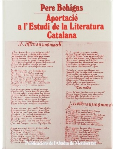 APORTACIÓ A L´ESTUDI DE LA LITERATURA...