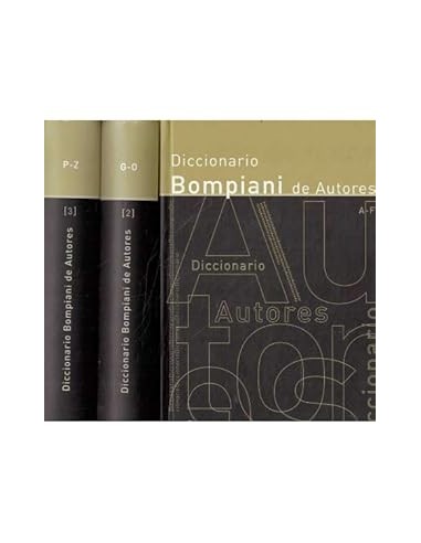 DICCIONARIO BOMPIANI DE AUTORES Nueva...