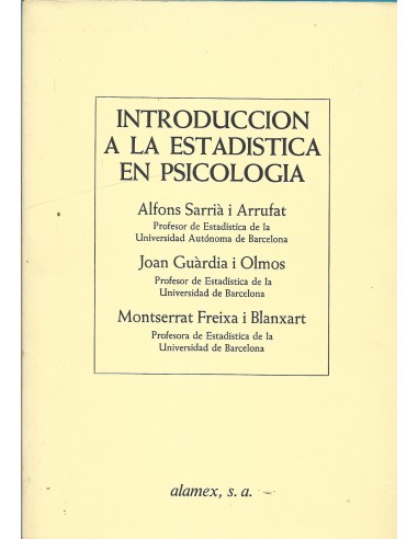 INTRODUCCIÓN A LA ESTADÍSTICA EN...