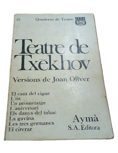 TEATRE DE TXÈKHOV
