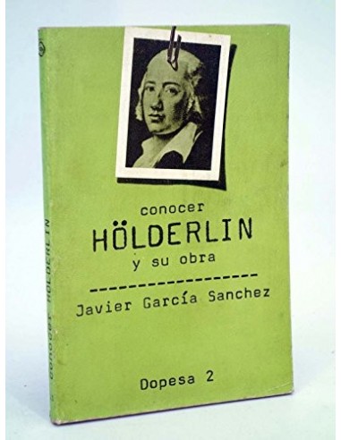 CONOCER HOLDERLIN Y SU OBRA