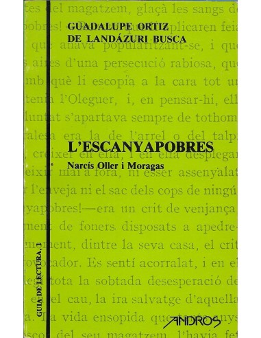 L´ESCANYAPOBRES Narcís Oller i Moragas