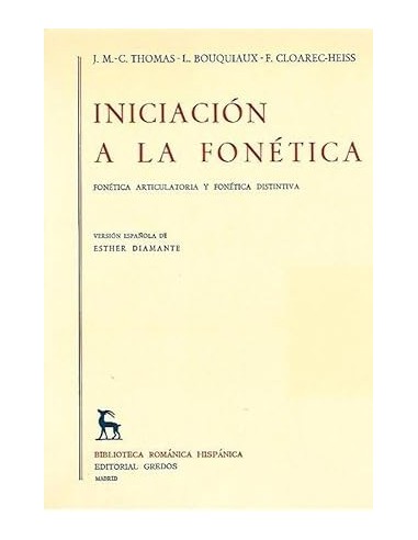 INICIACIÓN A LA FONÉTICA